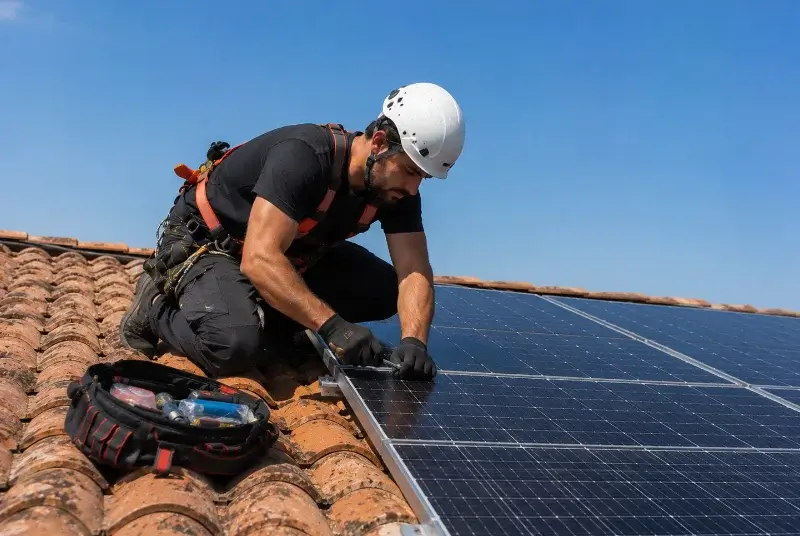 Maintenance et monitoring de panneaux solaires à Antugnac
